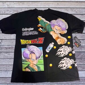 Civil Regime Medium Trunks Tee Mens Black NEW Dragon Ball Z Oversized T-Shirt
